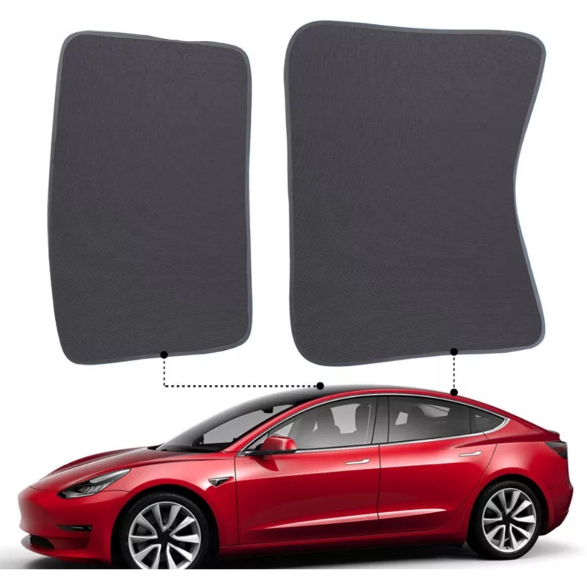 Premium Sonnenschutz für Model 3 - Perfekter Schutz vor Sonnenlicht un – My  Tesla Tuning