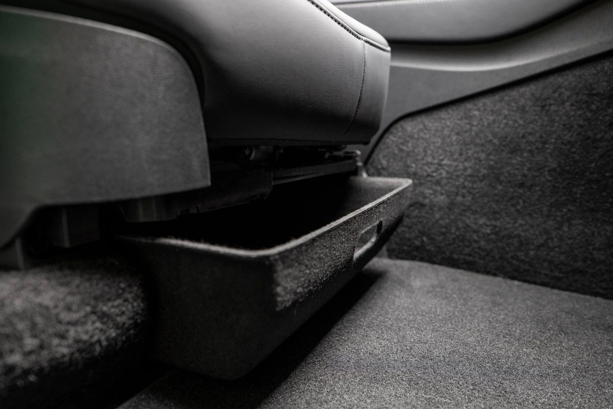 Unter Sitz Lagerung Box für Tesla Modell Y Unter Front Fahrer Sitz