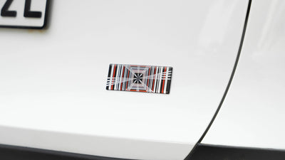 Tesla Plaid Logo Emblem