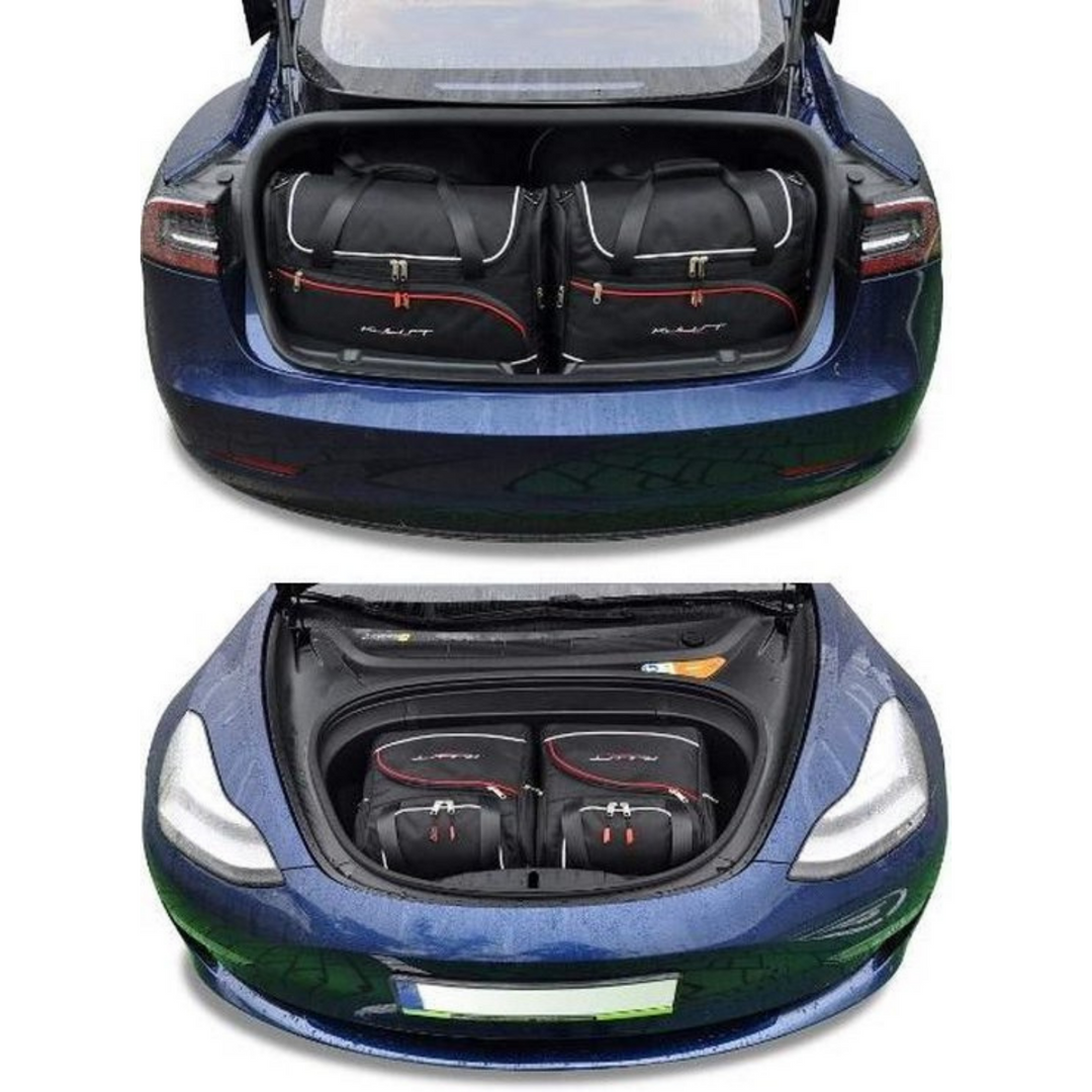 Tesla Model 3 Maßgeschneiderte Frunk Reisetaschen Organizer Handgepäck  Tasche Auto Innere Zubehör – Mein Tesla Zubehör