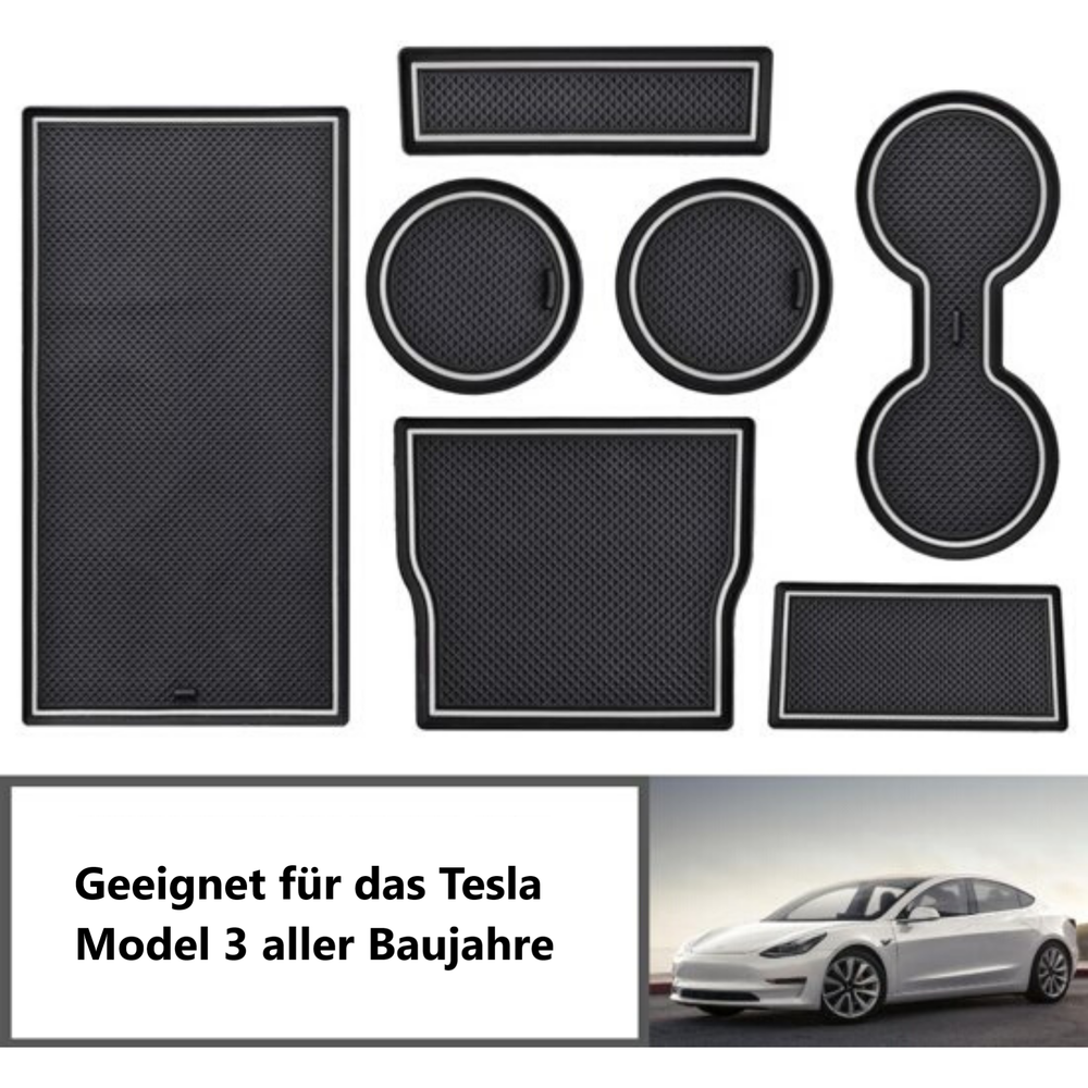 2 Pcs Gurtpolster, für Tesla Model 3/Y/X/S Auto Bequem geschmeidig  Gurtschoner mit Klettverschluss Kohlefaser Leder Interieur ZubehöR :  : Auto & Motorrad