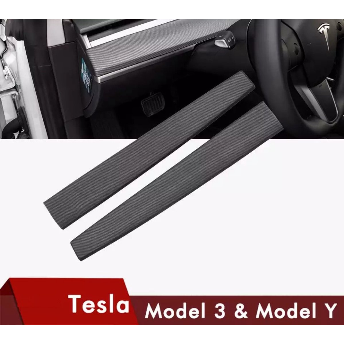 Tesla Model Y: Armaturenbrett-Abdeckung - Plugear