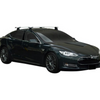 Tesla Model S Dachträger Schwarz Silber 2012 - Mai 2015 Yakima Whispbar Through Auto Außenzubehör